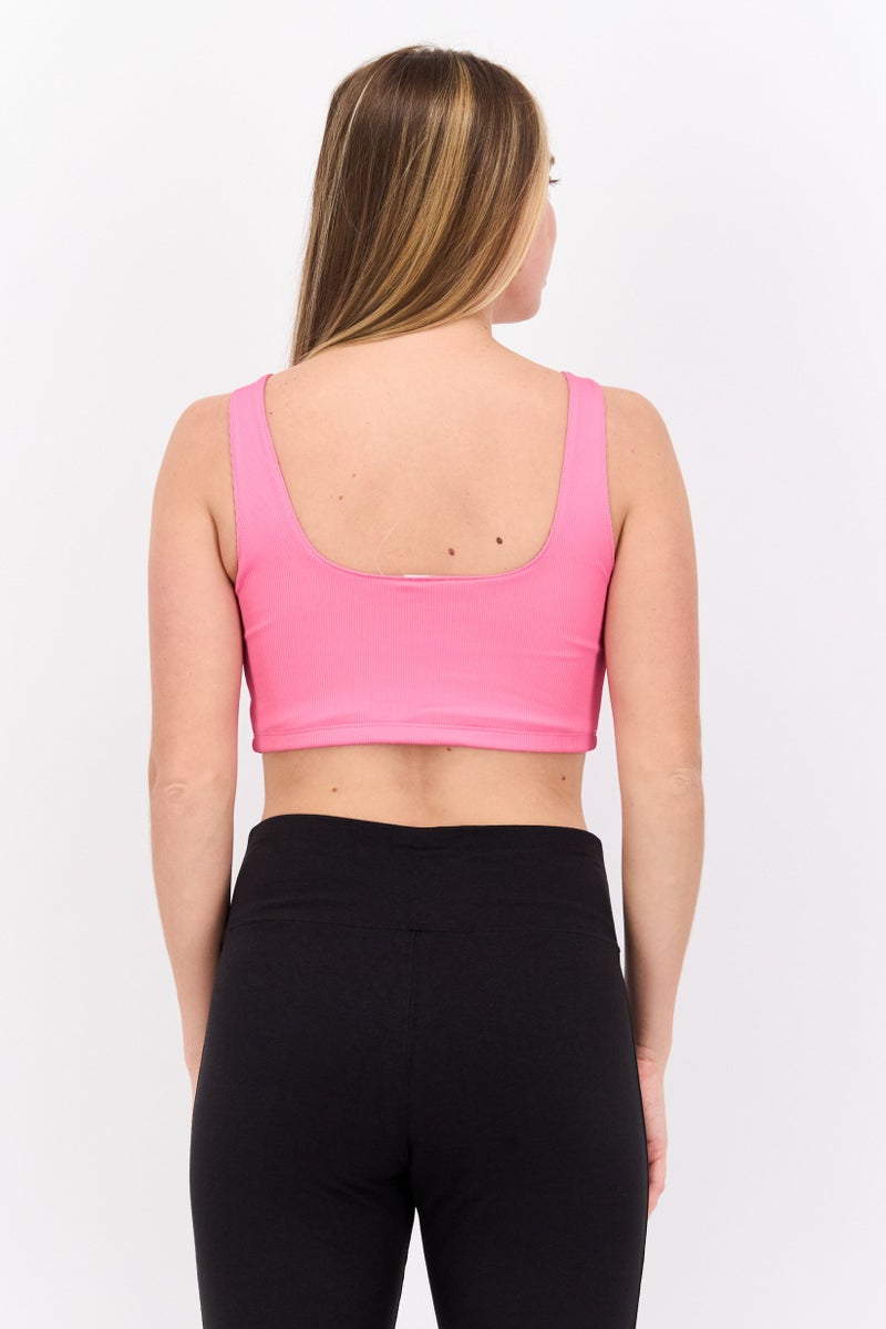 Reebok تي شيرت تدريب بلا أكمام للنساء، وردي - Image 2