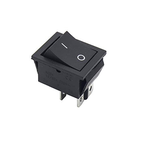 Electronicspices Electronic Spices Pack of 2 rectangle rocker switch 16amp 4pins push button switch 125VAC to 250VAC - Image 1
