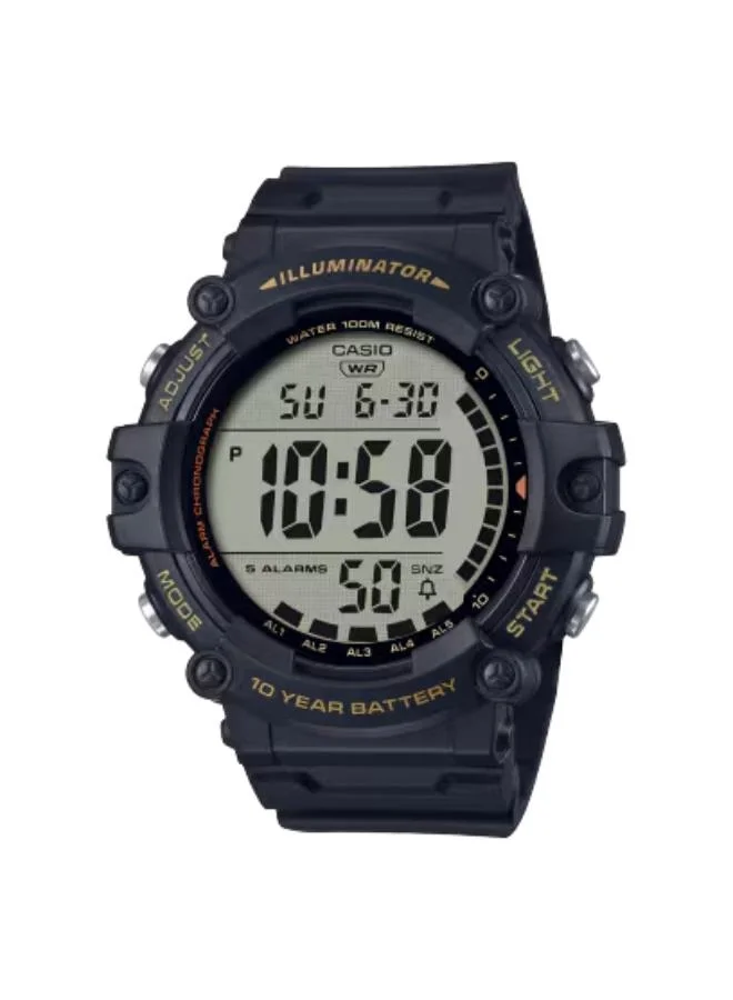 CASIO Men's Resin Digital Watch AE-1500WHX-1AVDF - 51.3 mm