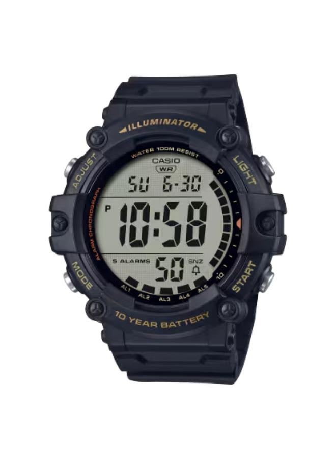 كاسيو ساعة يد رقمية رجالية من الراتنج -- - . مم - Image 1
