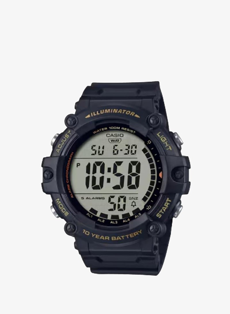 CASIO Men's Resin Digital Watch AE-1500WHX-1AVDF - 51.3 mm - Image 1