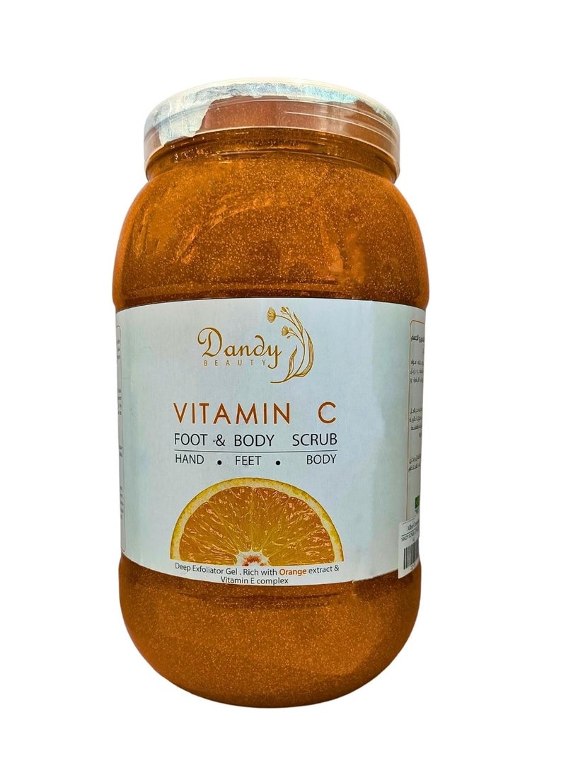 Dandy Beauty Body Scrub Vitamin C – 5kg Exfoliates and remove dead skin cells to visibly radiant smooth skin - Image 1