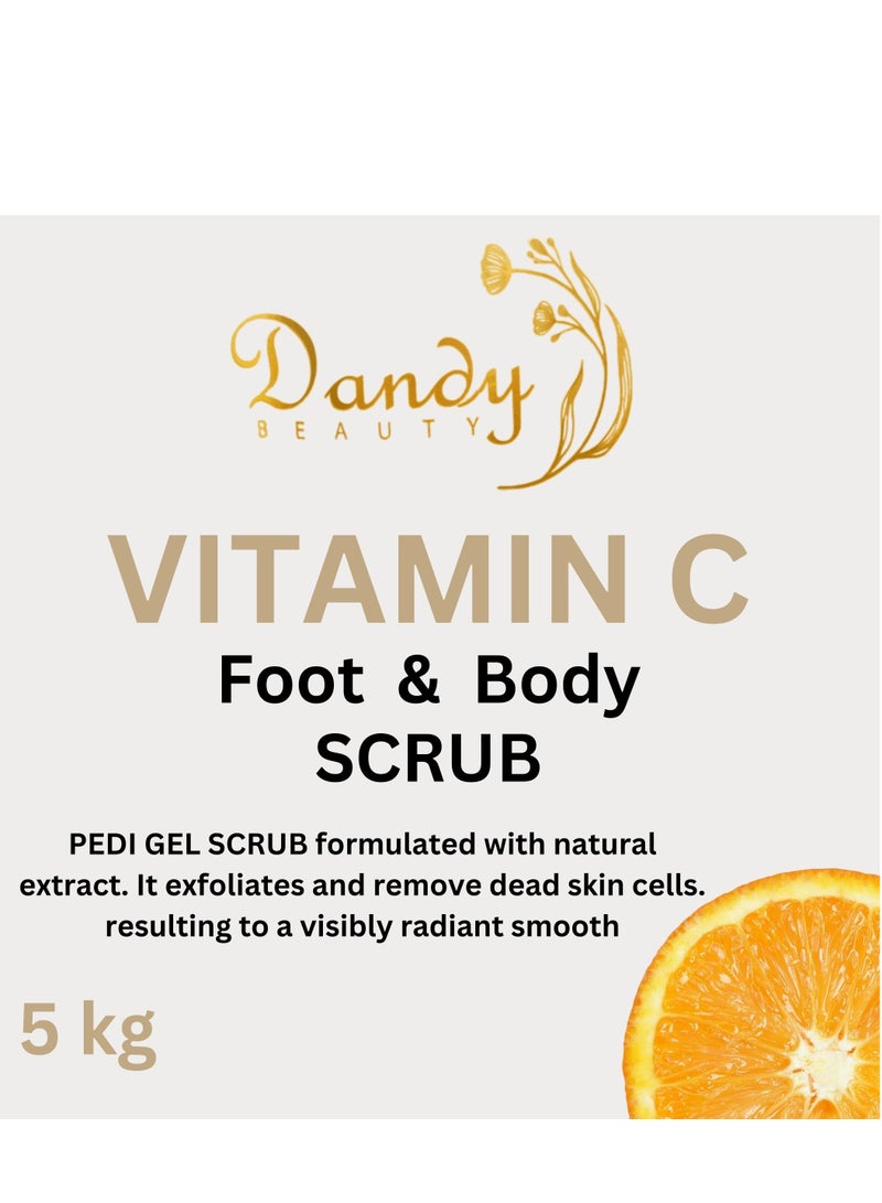 Dandy Beauty Body Scrub Vitamin C – 5kg Exfoliates and remove dead skin cells to visibly radiant smooth skin - Image 2