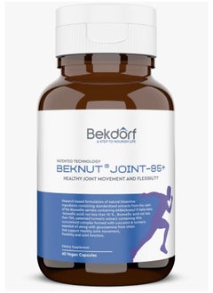 Bekdorf Joint 95+ (For Strong & Healthy Joints with Curcumin, Boswellia and Natural Glucosamine) -60 Vegan Capsules  - Image 1