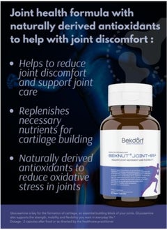 Bekdorf Joint 95+ (For Strong & Healthy Joints with Curcumin, Boswellia and Natural Glucosamine) -60 Vegan Capsules  - Image 5