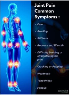 Bekdorf Joint 95+ (For Strong & Healthy Joints with Curcumin, Boswellia and Natural Glucosamine) -60 Vegan Capsules  - Image 2