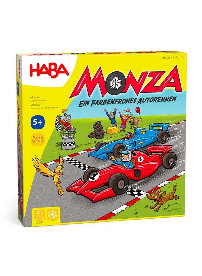 HABA Monza - Car Racing Games & Beginner's Board Game, Engaging Family Games for Kids and Adults Ages 5+ (Made in Germany) - Image 1