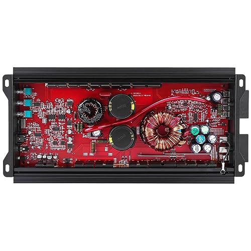 SKAR AUDIO مضخم صوت سكارد RP-1200.1D أحادي الكتلة من فئة D مع تحكم عن بُعد في مستوى مضخم الصوت، 1200 واط - Image 4