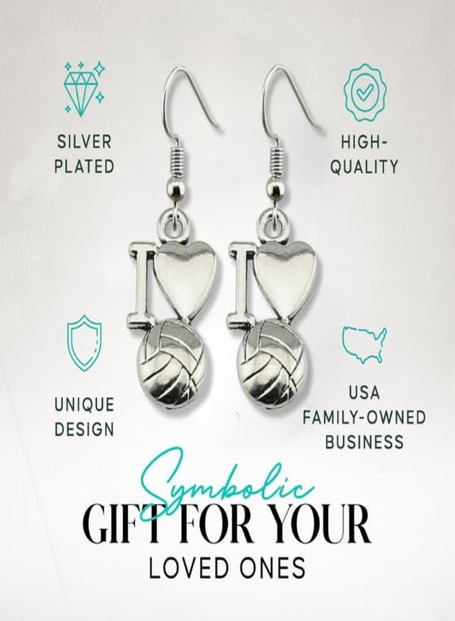 إنفينيتي كوليكشن أقراط كرة الطائرة - مجوهرات كرة الطائرة - أقراط كرة الطائرة - هدايا كرة الطائرة للاعبين - Image 3