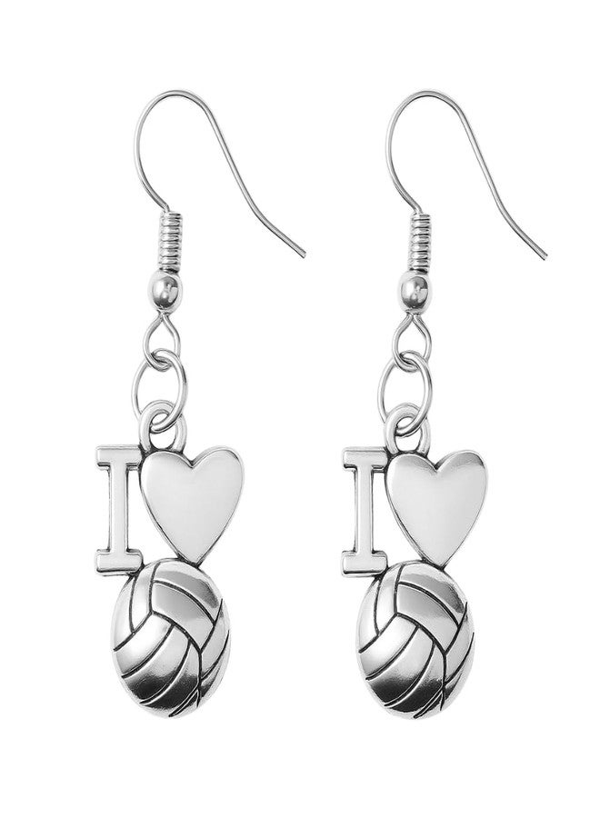 إنفينيتي كوليكشن أقراط كرة الطائرة - مجوهرات كرة الطائرة - أقراط كرة الطائرة - هدايا كرة الطائرة للاعبين - Image 1