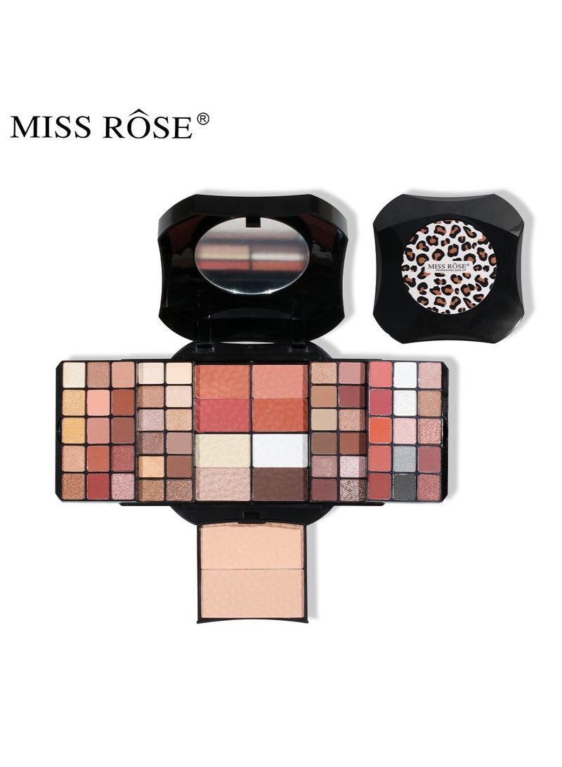 Miss Rose Professional Eyeshadow Palette All In One Cosmetic Makeup Gift Set Matte Shimmer Highly Pigmented Eye Shadows - Y - Image 2