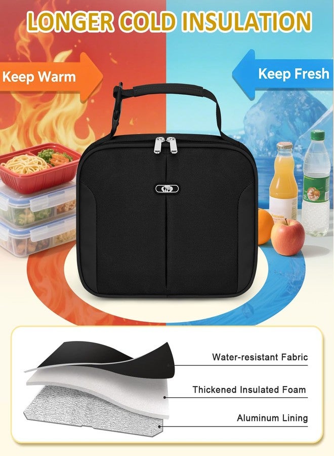Capolo Insulated Lunch Bag for Kids and Adults - Thermal Reusable Lunch Bag Tote for School, Work, Office, Easy to Clean Meal Container Carrier, Lightweight Lunchbox for Women Men, khaki - Image 3