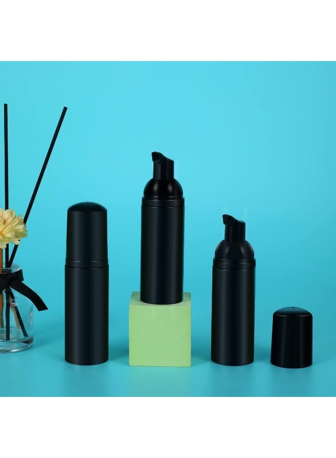 زجاجة مضخة الرغوة الفارغة 12 قطعة 2 أوقية ، موزع الصابون الرغوة السفر المصغرة ، رأس الصحافة الذاتي الارتداد ، ملء سهل ، ليس من السهل التسرب ، للصابون اليدوي ، منظف الرمس ، الشامبو ، الأسود - Image 5