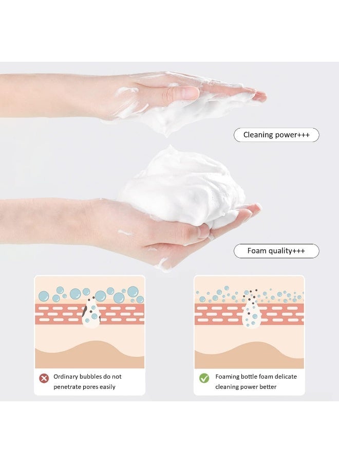 زجاجة مضخة الرغوة الفارغة 12 قطعة 2 أوقية ، موزع الصابون الرغوة السفر المصغرة ، رأس الصحافة الذاتي الارتداد ، ملء سهل ، ليس من السهل التسرب ، للصابون اليدوي ، منظف الرمس ، الشامبو ، الأسود - Image 4