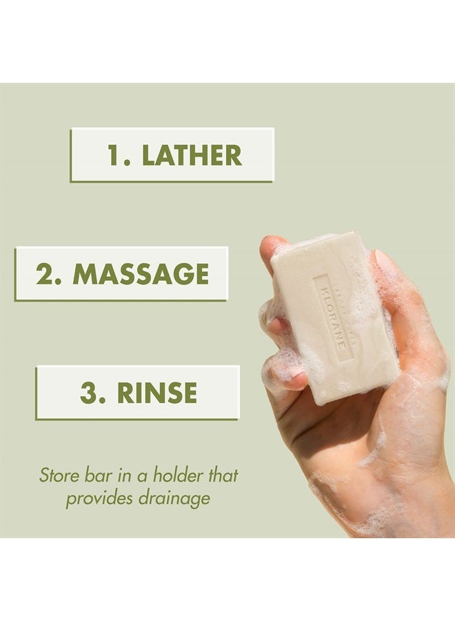 Klorane Ultra-Gentle Shampoo Bar with Oat Milk, Paraben, Preservative and Sulfate Free, Hypoallergenic, Eco-friendly, Biodegradable, Vegan, Dermatologist and Pediatric Tested - Image 4