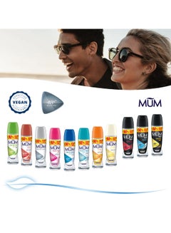 MUM Deodorant Roll-On Jasmin Peach & Fresh Pink, Pack of 3, 75ml Each  - Image 3