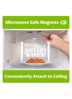 Y&D Magnetic Microwave Cover for Food Splatter Clear Plate Dish Covers Oven Cooking Anti-Splatter Guard Lid with Steam Vents BPA Free  - Image 2