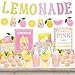 K KUMEED Lemon party Decorations Lemonade Stand Decorations with Lemonade Banner Lemonade Sign Coffee Bar Signs Lemon Stickers for Summer Lemon Birthday Baby Shower Bridal Shower Party Supplies - Image 4