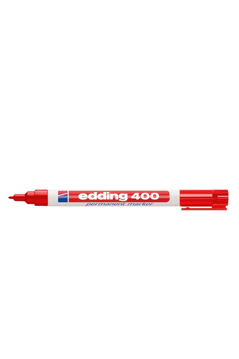 Edding 400 Permanent Marker 1 mm Fine Tip Red