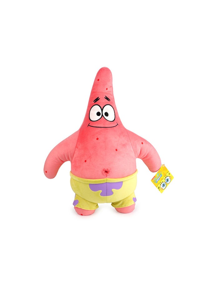 Genuine Spongebob Plush Doll Toy Paida Star Doll Crab Boss Squidward Squidward Doll Small Snail Pillow-Color:50CM SpongeBob SquarePants [large]]-Height:Genuine SpongeBob Series