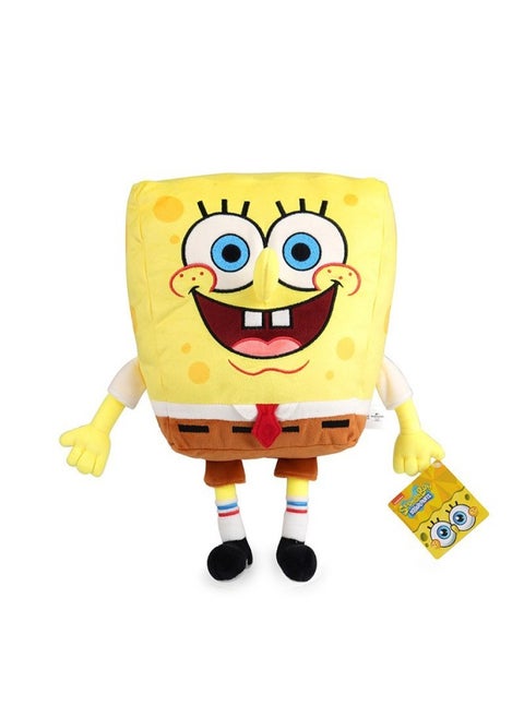 Genuine Spongebob Plush Doll Toy Paida Star Doll Crab Boss Squidward Squidward Doll Small Snail Pillow-Color:50CM SpongeBob SquarePants [large]]-Height:Genuine SpongeBob Series