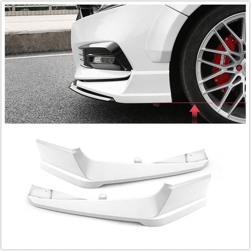DEMULAX Front Bumper Side Splitter Cover Lip for Accord 2018-2019 - Image 2