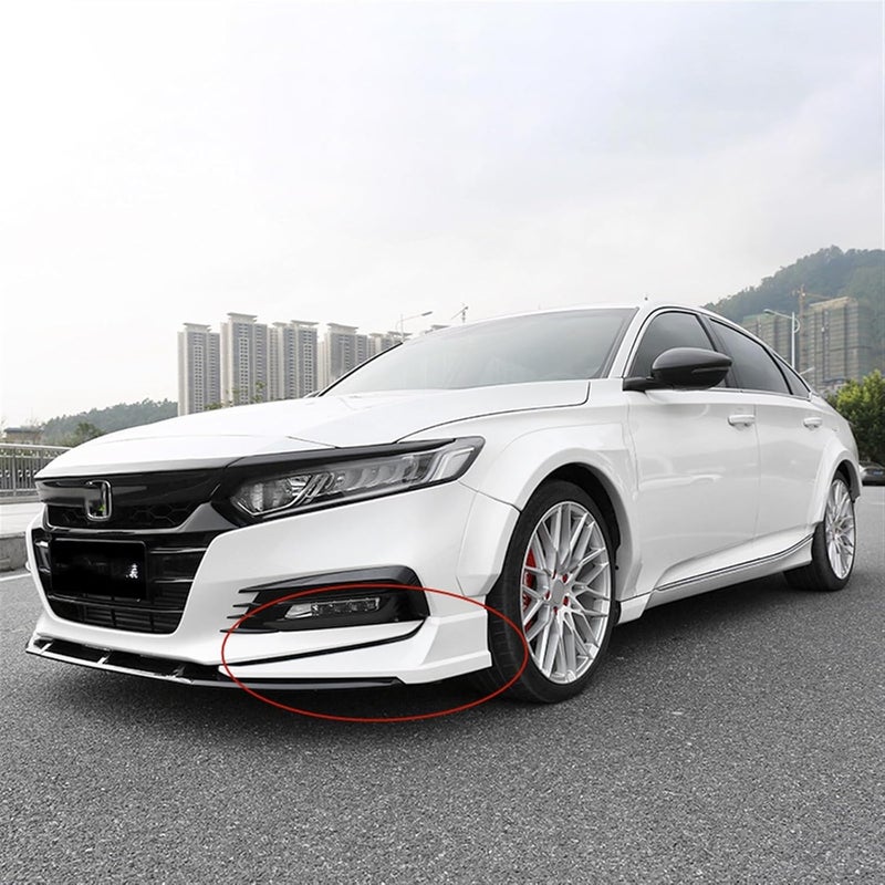 DEMULAX Front Bumper Side Splitter Cover Lip for Accord 2018-2019 - Image 5