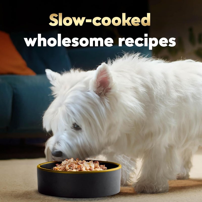 Cesar Wholesome Bowls Adult Wet Dog Food, Beef, Chicken, Carrots, Barley & Green Beans Recipe, Wet Food for Dogs, 3 oz., 10 Count - Image 3