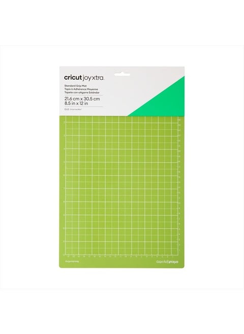 Standard Grip Machine Mat 8.5in x 12in, Reusable Cutting Mat for Crafts with Protective Film, Use with Cricut Cardstock, Iron On, Vinyl and More, Compatible with Cricut Joy Xtra