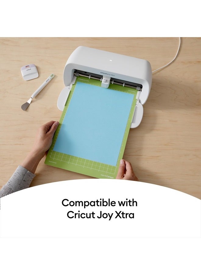 Cricut - Standard Grip Machine Mat 8.5in x 12in, Reusable Cutting Mat for Crafts with Protective Film, Use with Cricut Cardstock, Iron On, Vinyl and More, Compatible with Cricut Joy Xtra - Image 1