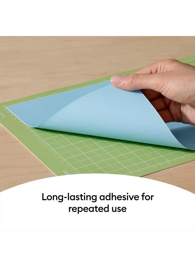 Cricut - Standard Grip Machine Mat 8.5in x 12in, Reusable Cutting Mat for Crafts with Protective Film, Use with Cricut Cardstock, Iron On, Vinyl and More, Compatible with Cricut Joy Xtra - Image 1