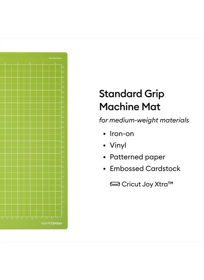 Cricut - Standard Grip Machine Mat 8.5in x 12in, Reusable Cutting Mat for Crafts with Protective Film, Use with Cricut Cardstock, Iron On, Vinyl and More, Compatible with Cricut Joy Xtra - Image 1