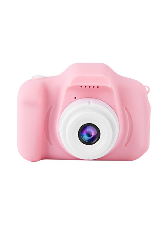 Children's Camera Educational Toy HD Mini SLR Camera Cartoon Toy Digital Camera-Color:X2 [general Clear Style-pink] - Image 1