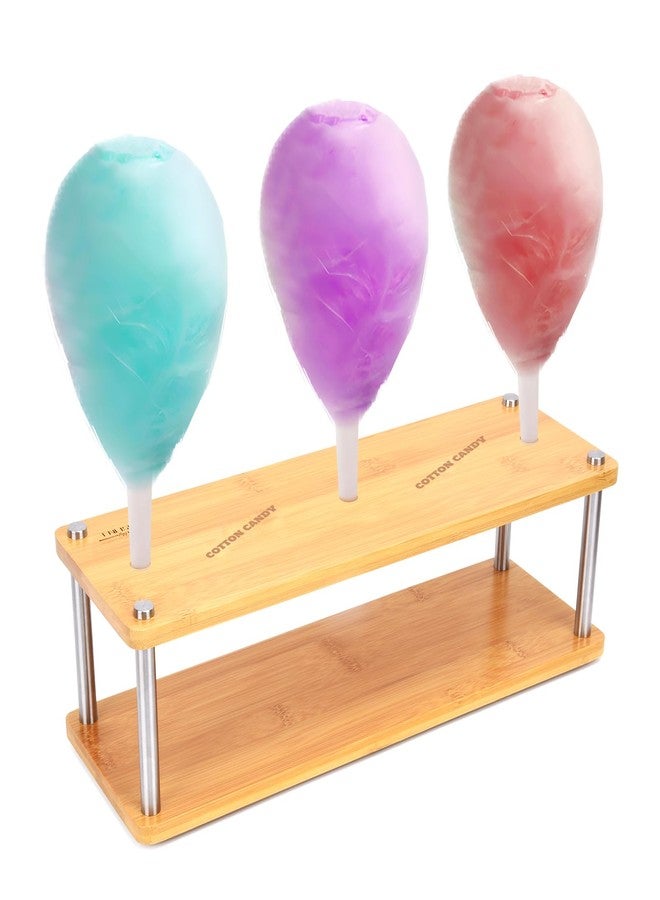Enlisiwte 3 Hole Cotton Candy Holder, Durable Cotton Candy Stand for Parties, Fairs, Carnivals, and Commercial Use - Image 1