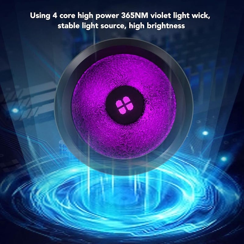 SV50 20W 365Nm Rechargeable Blacklight Flashlight Aluminum Alloy Detector For Forged Documents Jewelry Pet Urine Marks - Image 5