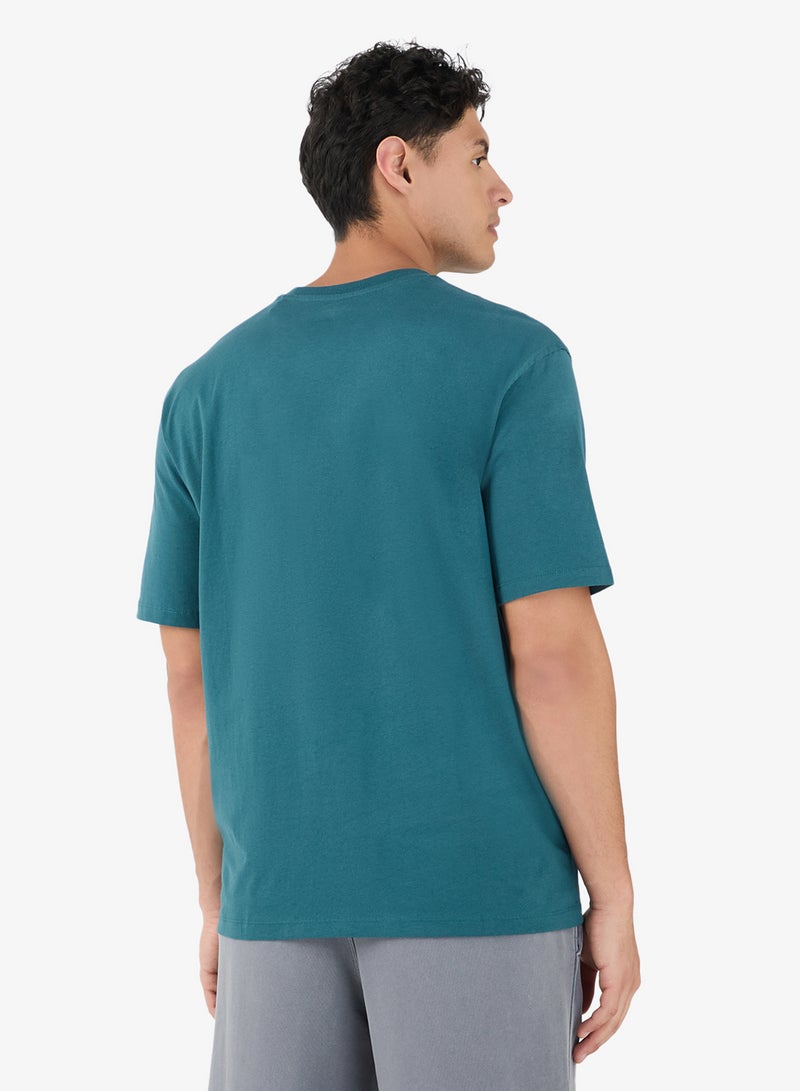 GUESS Lokni Crew Neck Short Sleeve T-Shirt - Image 2