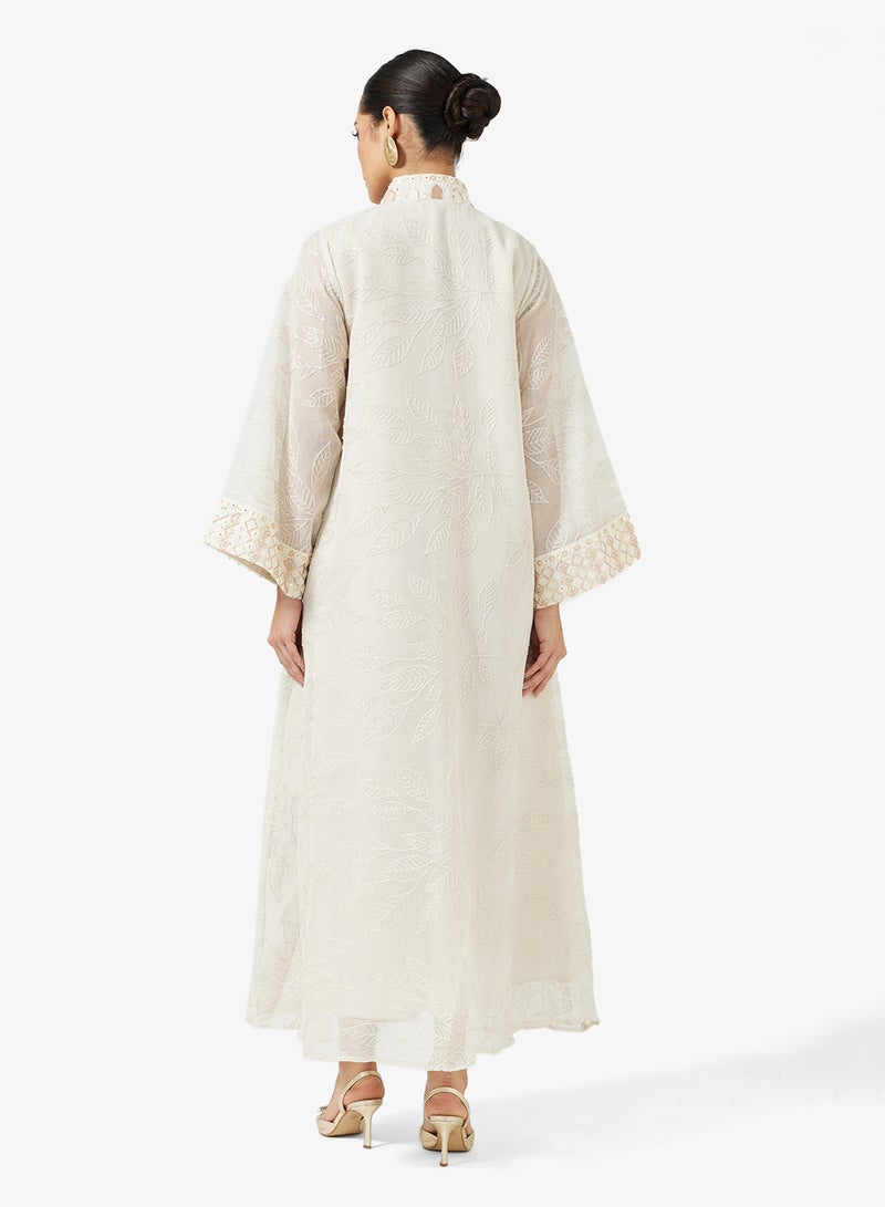 Khizana Embroidered Abaya - Image 2