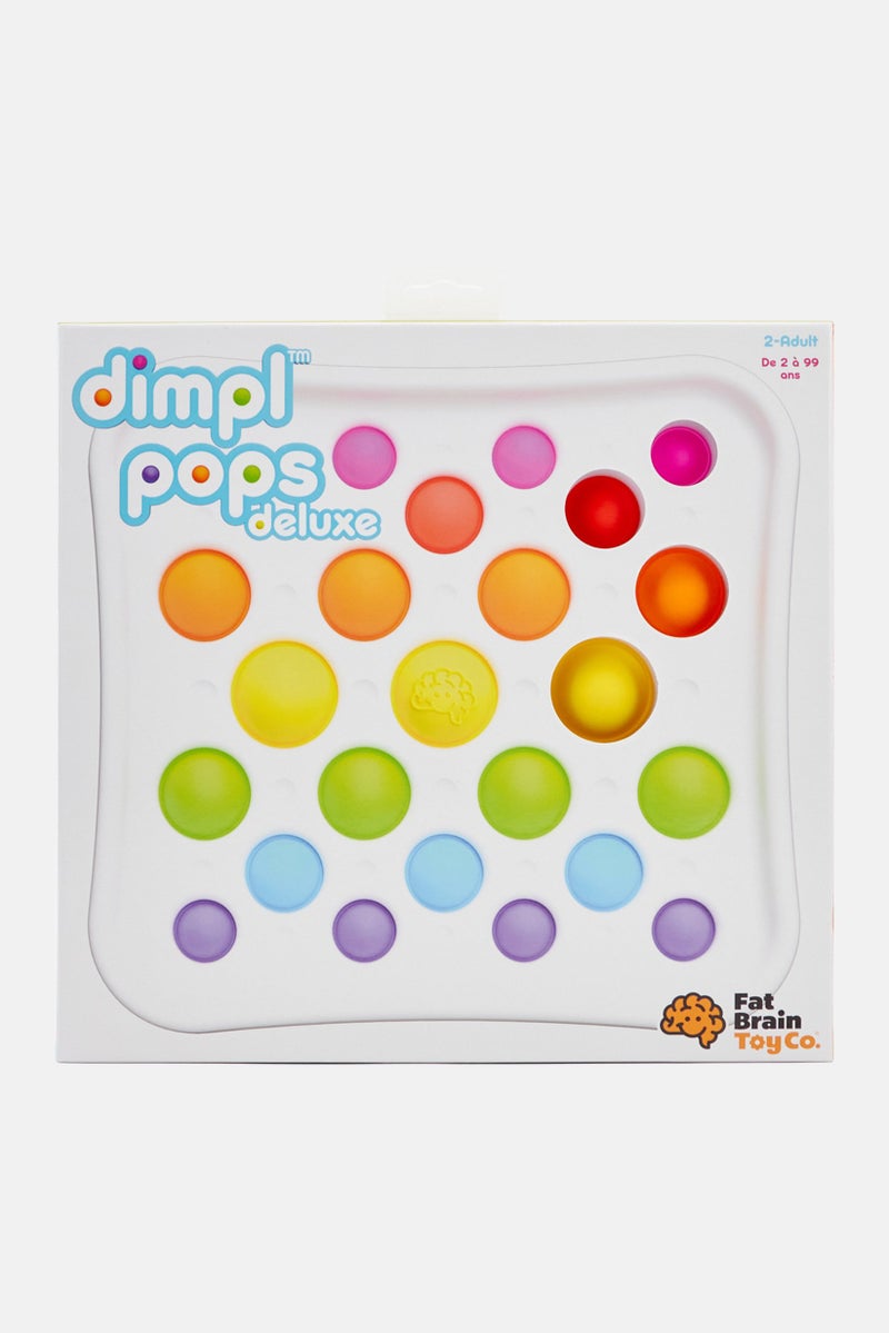 Fat Brain Toy Co Dimpl Push And Pops Deluxe Bubble Toys, White Combo - Image 1