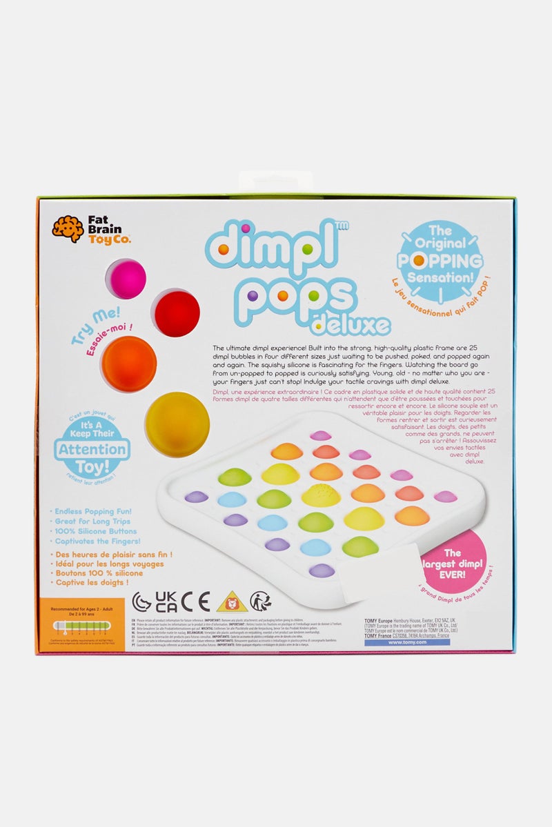 Fat Brain Toy Co Dimpl Push And Pops Deluxe Bubble Toys, White Combo - Image 2