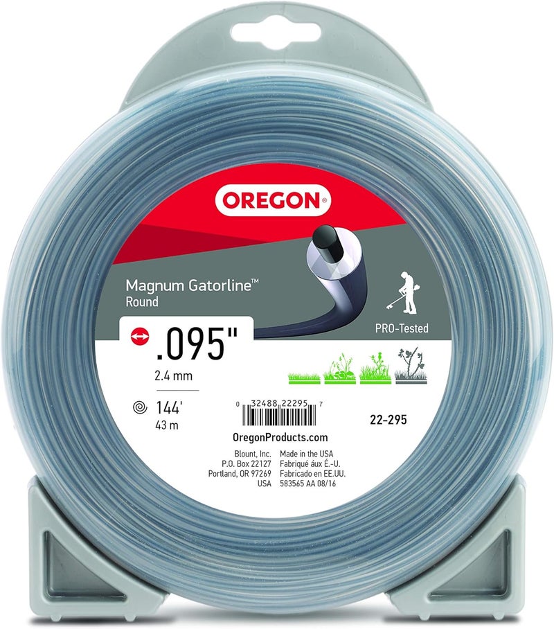 Oregon 22-295 Magnum Gatorline Round Trimmer Line .095-Inch by 144-Foot - Image 1