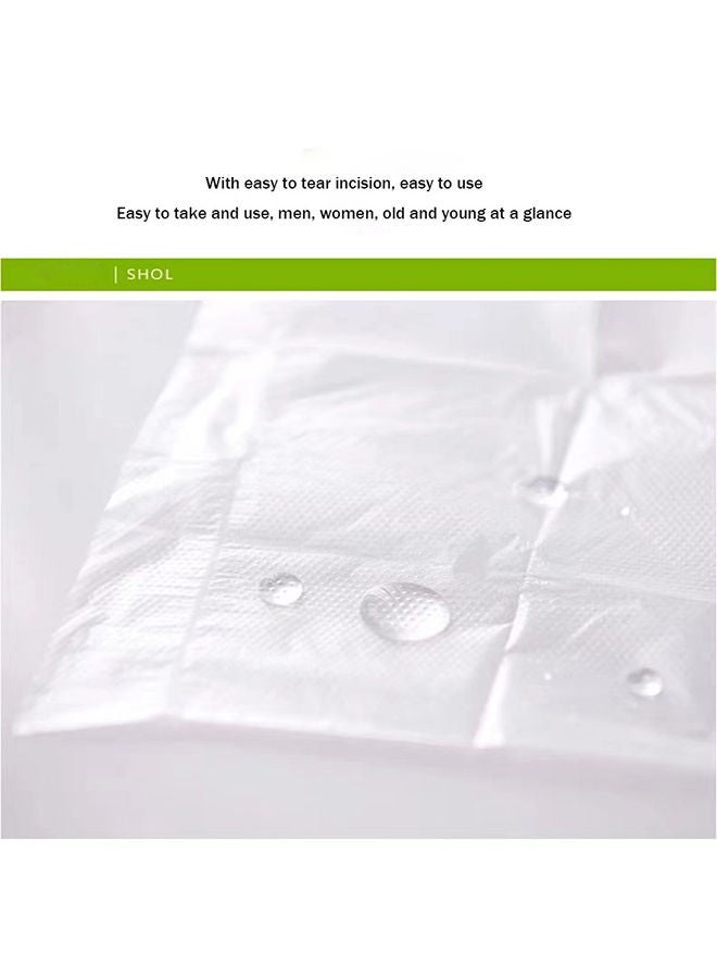 NIBEMINENT 50-Piece Travel Disposable Toilet Seat Cover, Pack Of 2 Clear 40 x 48cm - Image 5