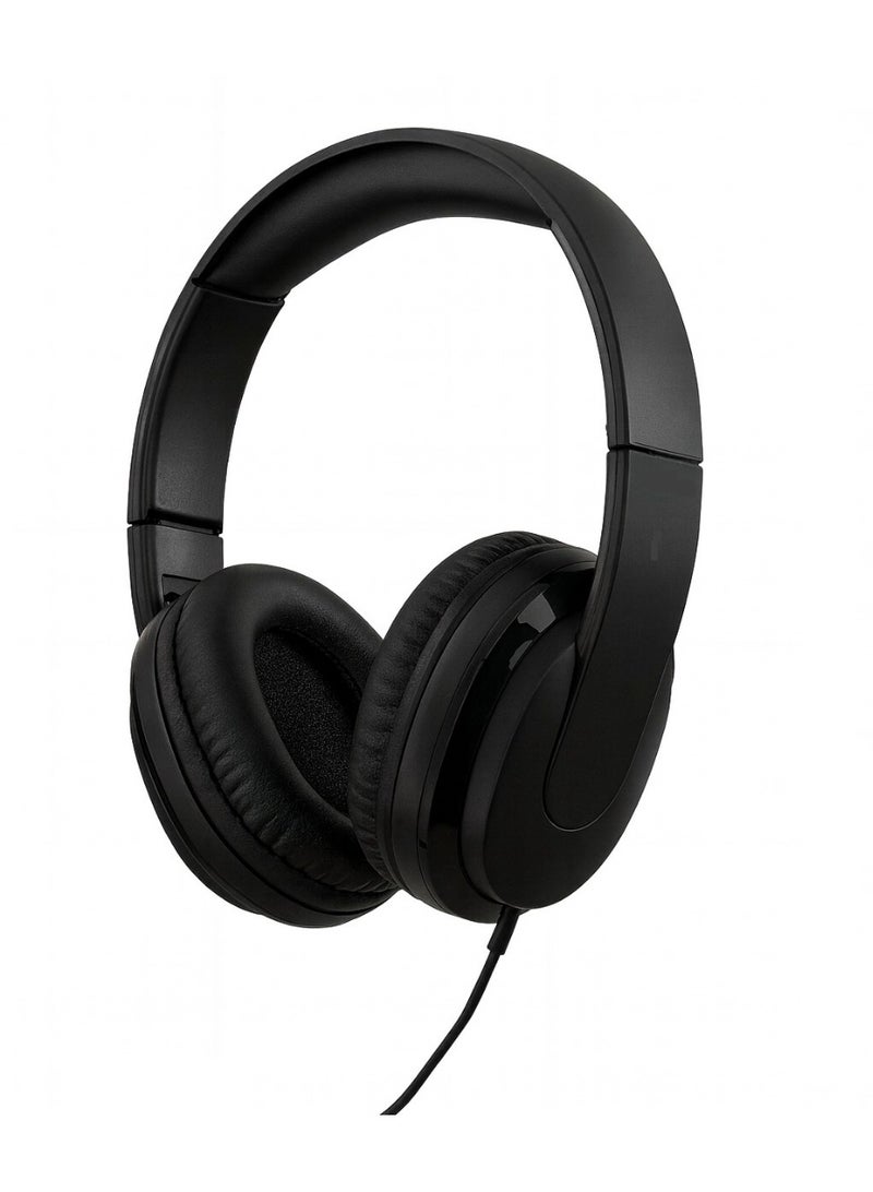 سماعة رأس سلكية  -  صوت جهير قوي محرك 40 ملم - تصميم مريح خفيف الوزن - ميكروفون مدمج للمكالمات  - قابل للطي وسهل الحمل – لون اسود . - Image 1