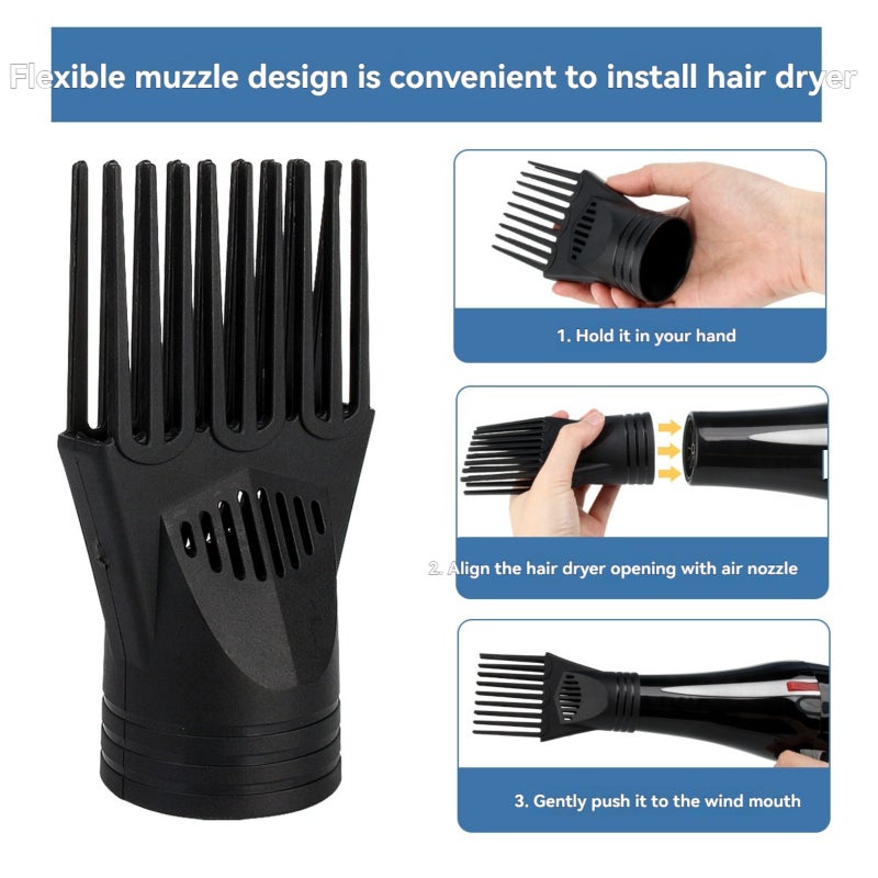 Blow Collecting Wind Comb Hair Dryer Diffuser Hairdressing Salon Hair Dryer Diffuser for Salon & Home Use - Image 4