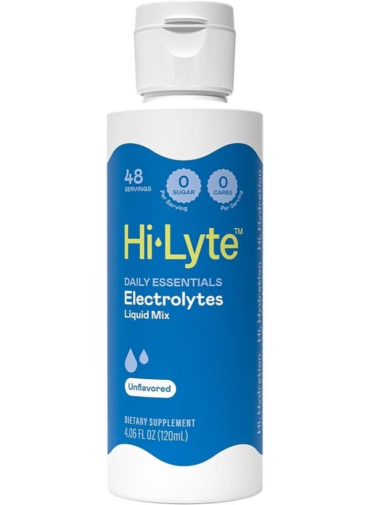 Hi-Lyte Electrolyte Supplement for Immune Support and Rapid Hydration | NO Calories NO Sugar | 20%+ More Potassium, Magnesium & Zinc 120ml Packaging May Vary - Image 1