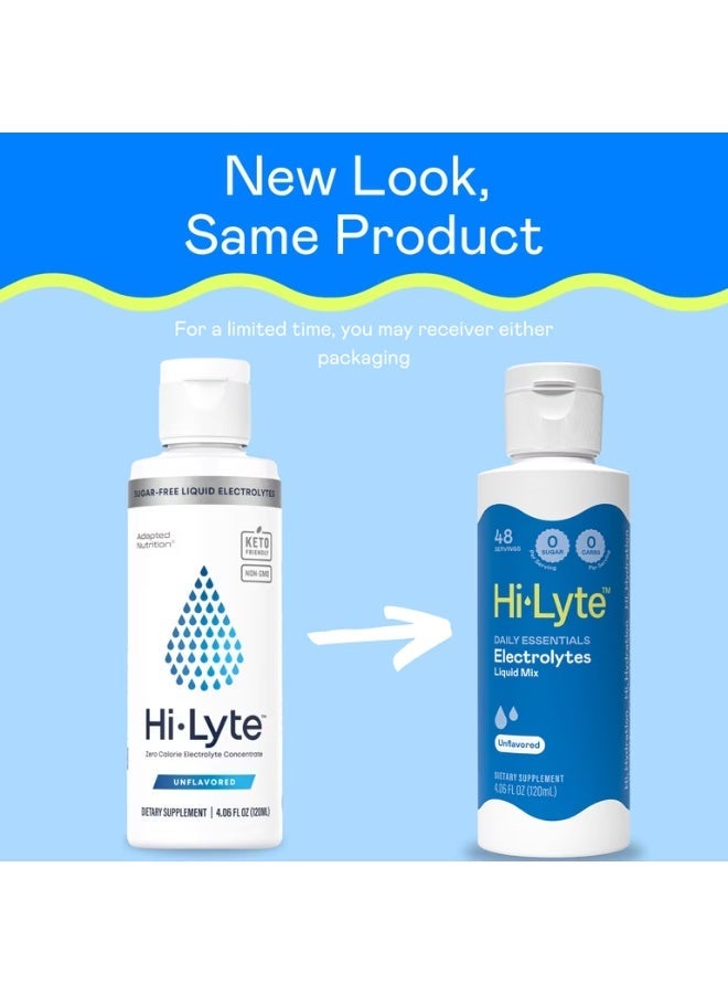 Hi-Lyte Electrolyte Supplement for Immune Support and Rapid Hydration | NO Calories NO Sugar | 20%+ More Potassium, Magnesium & Zinc 120ml Packaging May Vary - Image 2