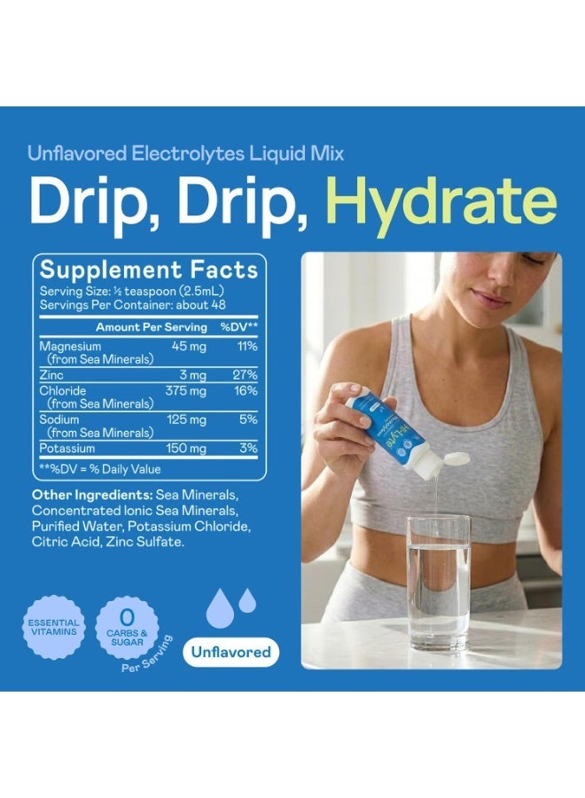 Hi-Lyte Electrolyte Supplement for Immune Support and Rapid Hydration | NO Calories NO Sugar | 20%+ More Potassium, Magnesium & Zinc 120ml Packaging May Vary - Image 3