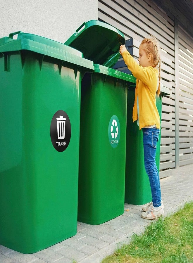 Toros.Store Recycle Stickers 6'' for Trash Can - Vinyl Recycle and Trash Signs, Labels for Recycling, Decals for Trash Bins, Outdoor & Indoor Use, Premium Vinyl Self-Adhesive Stickers with Protective Film - Image 5