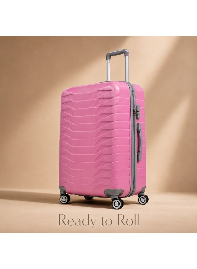 Large Hard Shell Suitcase with Spinner Wheels, 78 cm PP Travel Luggage for Long Trips, Family Travel and Smooth 360° Mobility - Image 1