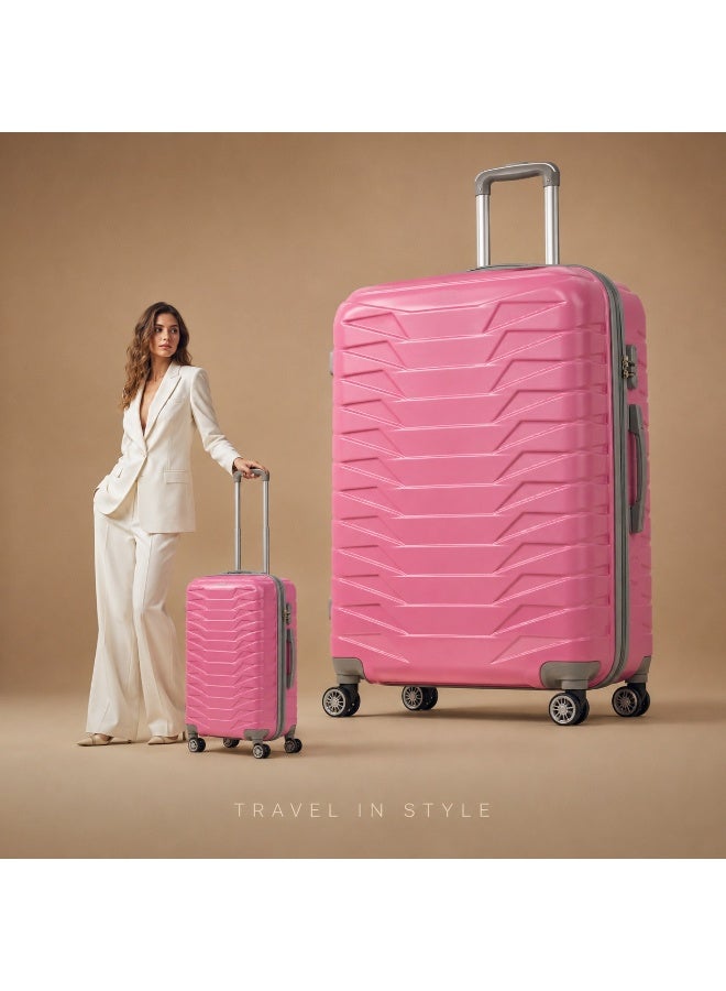 Large Hard Shell Suitcase with Spinner Wheels, 78 cm PP Travel Luggage for Long Trips, Family Travel and Smooth 360° Mobility - Image 5