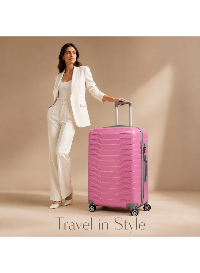Large Hard Shell Suitcase with Spinner Wheels, 78 cm PP Travel Luggage for Long Trips, Family Travel and Smooth 360° Mobility - Image 3